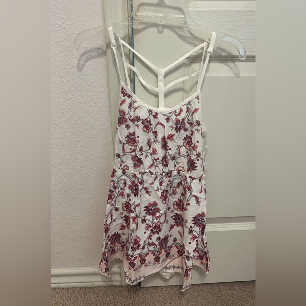 White kids floral summer dress -Urban kids- xs - Picture 2 of 5